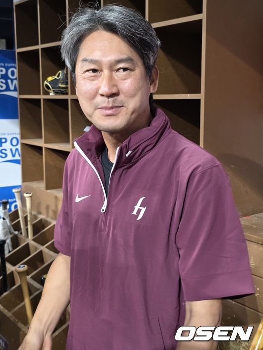 키움 히어로즈 설종진 감독대행. /OSEN DB