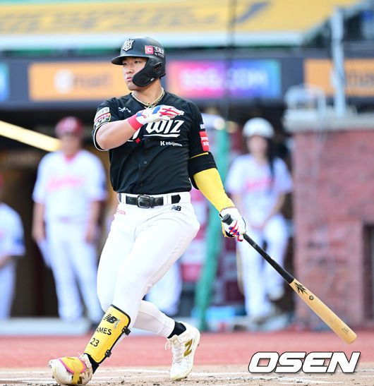 [OSEN=최규한 기자] KT 안현민. 2025.07.10 / dreamer@osen.co.kr