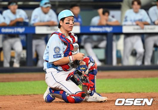 [OSEN=대구, 이석우 기자]  삼성 라이온즈 강민호 107 2025.08.01 / foto0307@osen.co.kr