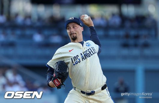 [사진] LA 다저스 블레이크 스넬. ⓒGettyimages(무단전재 및 재배포 금지)