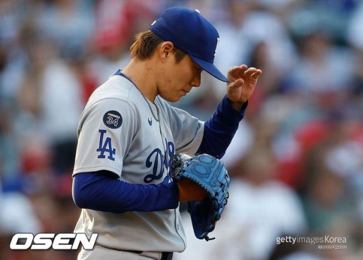 [사진] LA 다저스 야마모토 요시노부. ⓒGettyimages(무단전재 및 재배포 금지)