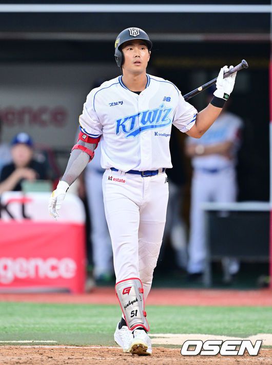 [OSEN=박준형 기자] KT 장진혁 2025.08.09 / soul1014@osen.co.kr