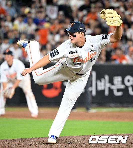 [OSEN=이대선 기자] 한화 김서현 2025.08.19 /sunday@osen.co.kr