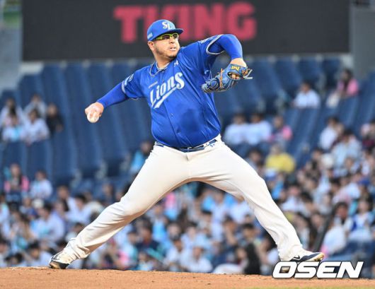 [OSEN=창원, 이석우 기자] 20250819 삼성 라이온즈 후라도 086 2025.08.19 / foto0307@osen.co.kr