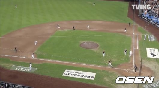 티빙 중계 화면