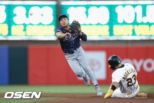[사진] 탬파베이에서의 김하성. ⓒGettyimages(무단전재 및 재배포 금지)