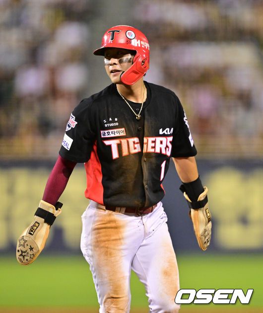 [OSEN=박준형 기자] KIA 박찬호 2025.08.15 / soul1014@osen.co.kr