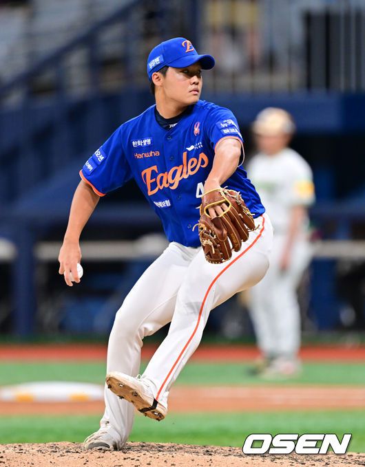 [OSEN=박준형 기자] 한화 정우주2025.08.28 / soul1014@osen.co.kr