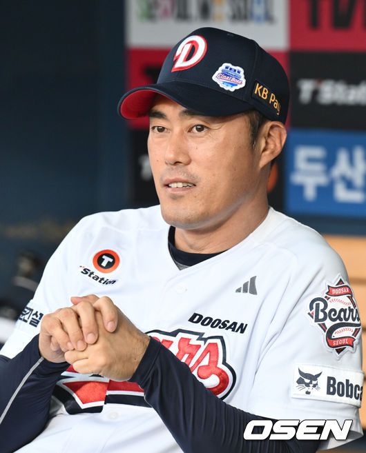 [OSEN=조은정 기자] 두산 조성환 감독대행. 2025.08.28 /cej@osen.co.kr