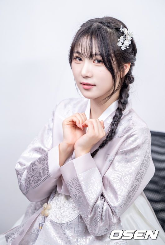 [OSEN=최규한 기자] 그룹 이프아이 태린 한복 인터뷰. 2025.10.04 / dreamer@osen.co.kr