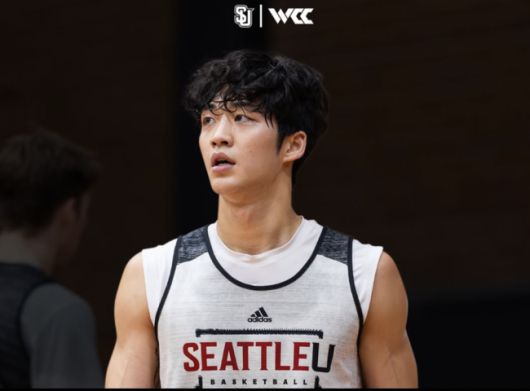 [사진] 시애틀대 데뷔전을 앞둔 국가대표 여준석 / 시애틀대 제공