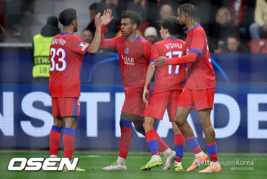 [사진] 파리 생제르맹 선수단 ⓒGettyimages(무단전재 및 재배포 금지)