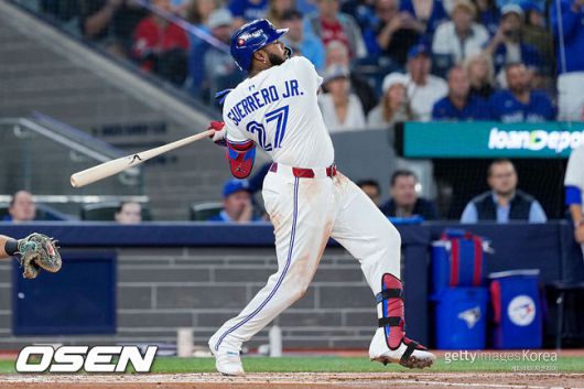 [사진] 토론토 블루제이스 블라디미르 게레로 주니어. ⓒGettyimages(무단전재 및 재배포 금지)