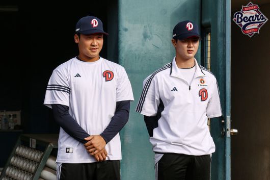 두산 김주오(좌)와 서준오 / 두산 베어스 제공