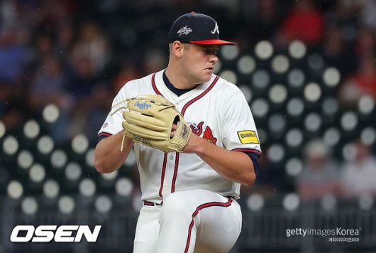 [사진] 애틀랜타 브레이브스 시절 네이선 와일스. ⓒGettyimages(무단전재 및 재배포 금지)