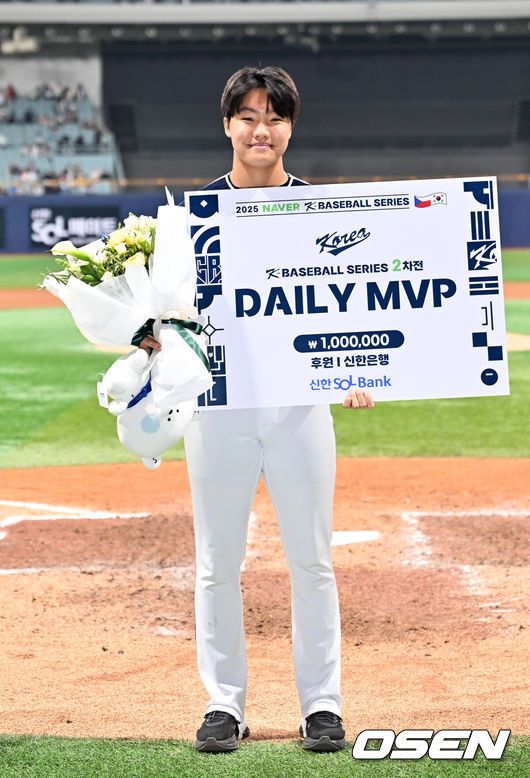 [OSEN=민경훈 기자] 대표팀 정우주 2025.10.09 / rumi@osen.co.kr