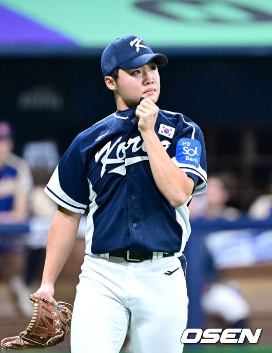 [OSEN=최규한 기자] 야구 대표팀 정우주. 2025.11.09 / dreamer@osen.co.kr