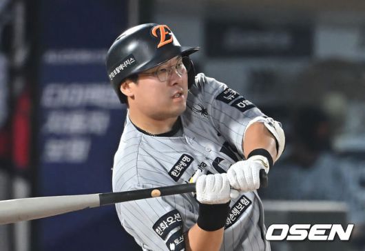 [OSEN=부산, 이석우 기자]  한화 이글스 안치홍 010 2025.06.18 / foto0307@osen.co.kr