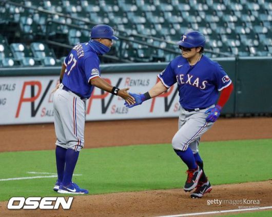 [사진] 텍사스 시절 추신수. ⓒGettyimages(무단전재 및 재배포 금지)