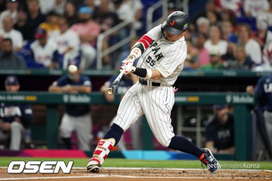 [사진] 일본 거포 무라카미. ⓒGettyimages(무단전재 및 재배포 금지)