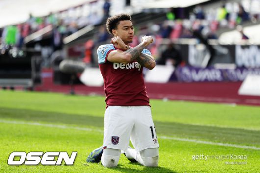 [사진] 린가드 ⓒGettyimages(무단전재 및 재배포 금지)