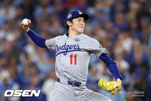 [사진] LA 다저스 사사키 로키. ⓒGettyimages(무단전재 및 재배포 금지)