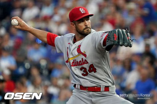 [사진] 세인트루이스 카디널스 시절 드류 버하겐. ⓒGettyimages(무단전재 및 재배포 금지)