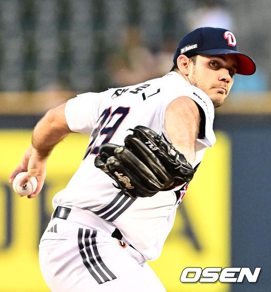 두산 베어스 잭 로그. /OSEN DB