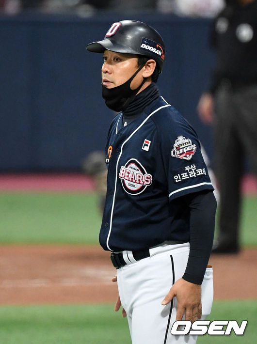 [OSEN=이대선 기자] 201117 두산 김민재 코치 /sunday@osen.co.kr