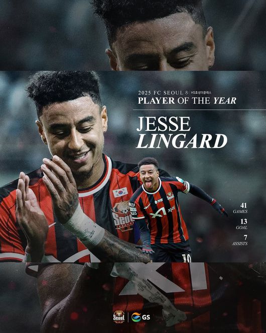 [OSEN=서월월드컵경기장, 박준형 기자] 제시 린가드(33, 서울)의 라스트 댄스는 무승부로 끝났다.FC서울은 10일 오후 서울월드컵경기장에서 2025~2026시즌 아시아축구연맹(AFC) 챔피언스리그 엘리트(ACLE) 리그 스테이지에서 린가드의 선제골이 터졌지만 지키지 못하고 멜버른 시티와 1-1로 비겼다.서울(2승3무1패, 승점 9)은 5위로 밀렸다. 멜버른 스티(3승1무2패, 승점 10점)는 4위다.경기종료 후 FC서울 린가드 고별행사에서 린가드가 팬들에게 인사를 하고 있다.  2025.12.10 / soul1014@osen.co.kr