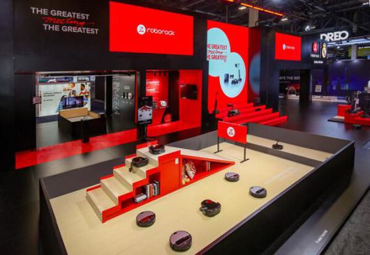 Roborock's displays at CES 2026