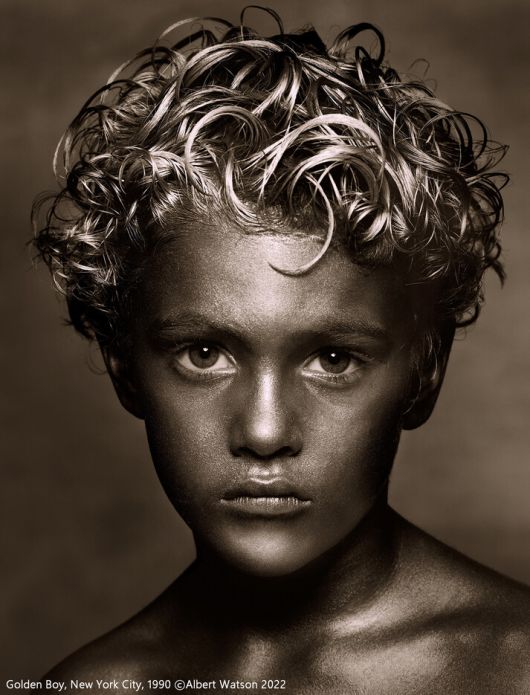 알버트 왓슨이 1990년 미국 뉴욕에서 찍은 골든 보이의 모습. 작가 제공