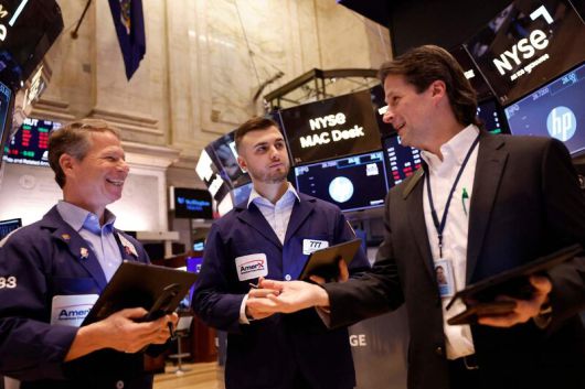 2월29일 뉴욕증권거래소의 모습. AFP 연합뉴스