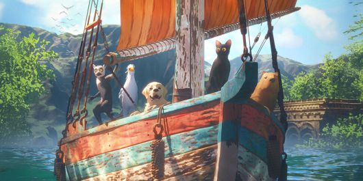 애니메이션 ‘플로우’. 판씨네마 제공