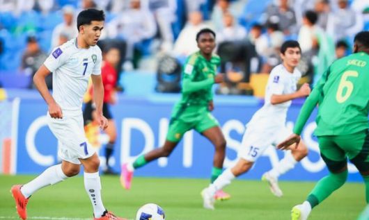 2025 U-17 아시안컵 최우수선수로 선정된 우즈베키스탄의 사드리딘 카사노프. AFC 누리집 갈무리