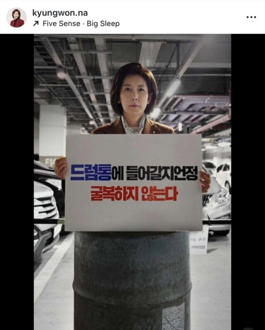 나경원 국민의힘 의원 인스타그램 갈무리