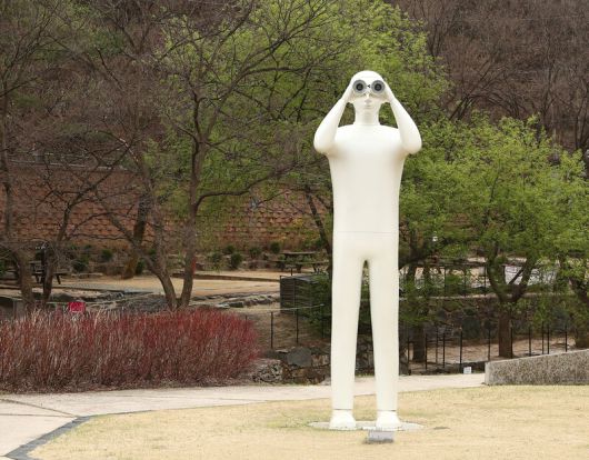 장흥에 있는 ‘양주시립장욱진미술관’ 야외 풍경. 박미향 기자