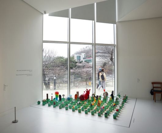 장흥에 있는 ‘양주시립장욱진미술관’ 안에 있는 미술관 건물에는 장욱진 작품 이외에 다른 작가 작품도 전시돼 있다. 박미향 기자