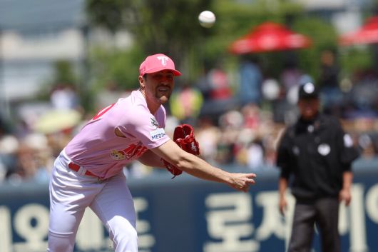 기아 타이거즈의 제임스 네일. 기아 타이거즈 제공