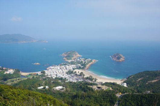 아시아 최고 트레킹 코스로 꼽히는 ‘드래건스 백’에서 내려다보이는 ‘섹오 해변’ 풍경. 장보영 제공