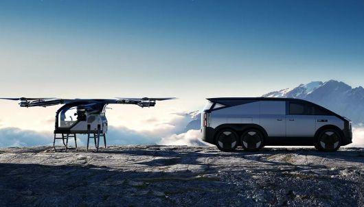 전기차 기업인 샤오펑(Xpeng)의 계열사 ‘에어로에이치티’(AeroHT)는 전기 수직 이착륙기와 전기 미니밴을 결합한 ‘랜드 에어크래프트 캐리어’ 모듈러 비행 자동차를 선보였다. 에어로에이치티(AeroHT) 누리집 갈무리