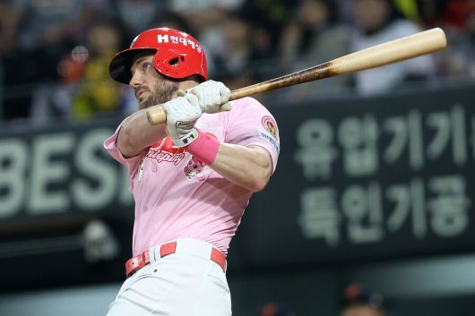 기아 타이거즈의 패트릭 위즈덤. 기아 타이거즈 제공