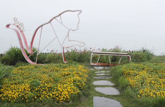 쑥섬 ‘해상공원’. 박미향 기자