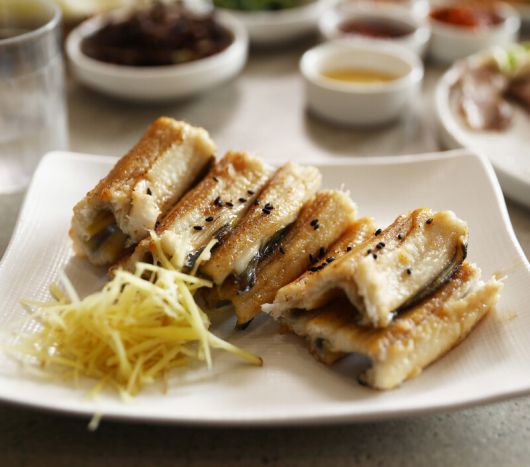 김미령씨가 만든 부산장어구이. 박미향 기자