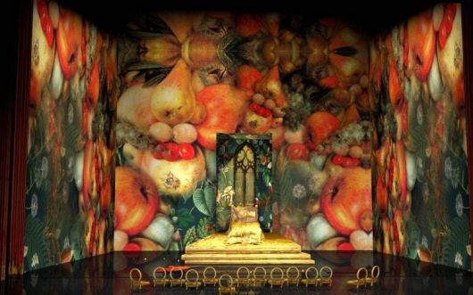 국내 초연하는 러시아 작곡가 프로코피예프의 오페라 ‘세개의 오렌지에 대한 사랑’ 무대 디자인. 국립오페라단 제공