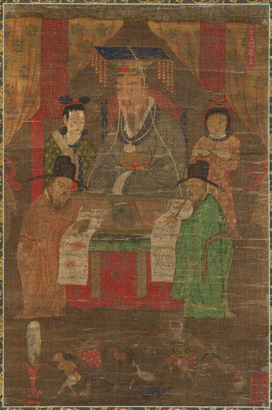 시왕도 10폭 중 5폭 ‘염라왕도’. 국외소재문화유산재단 제공