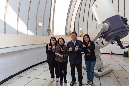 진로직업체험지원센터 방문 모습. 광진구 제공