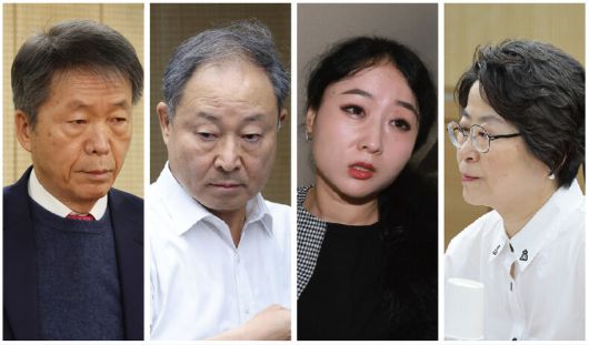 군인권보호위원회 소속 위원들. 김용원 군인권보호관 겸 상임위원, 한석훈·이한별·강정혜 위원. 김영원 기자 forever@hani.co.kr, 정용일 선임기자 yongil@hani.co.kr