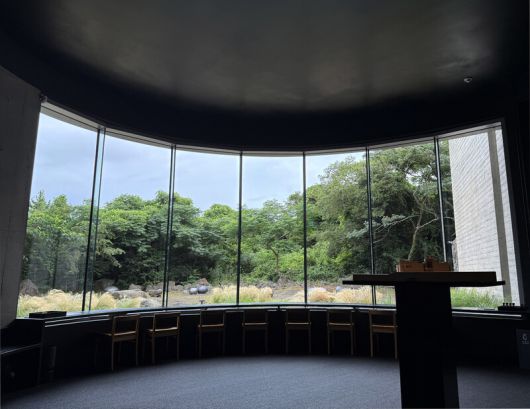 유동룡미술관 실내는 자신을 돌아보기 좋은 명상 장소다. 박미향 기자