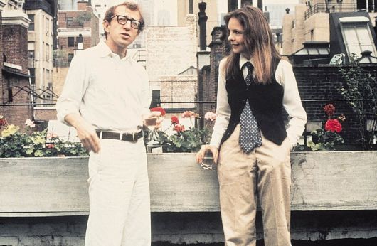 다이앤 키튼에게 오스카 여우주연상을 안긴 영화 ‘애니 홀’의 한 장면. 한겨레 자료사진